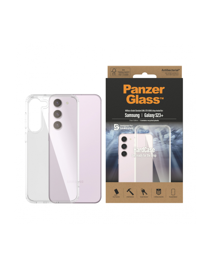 Etui antybakteryjne PanzerGlass do Galaxy S23 Plus główny