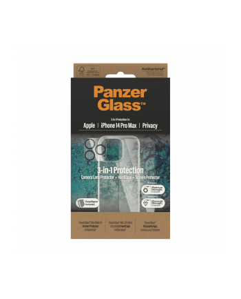 Panzerglass 3-In-1 Privacy Protection Pack Iphone 14 Pro Max
