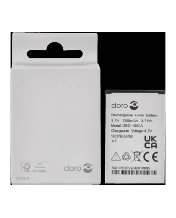 Doro Battery 2404/1372/6041/6061/7001H ECO