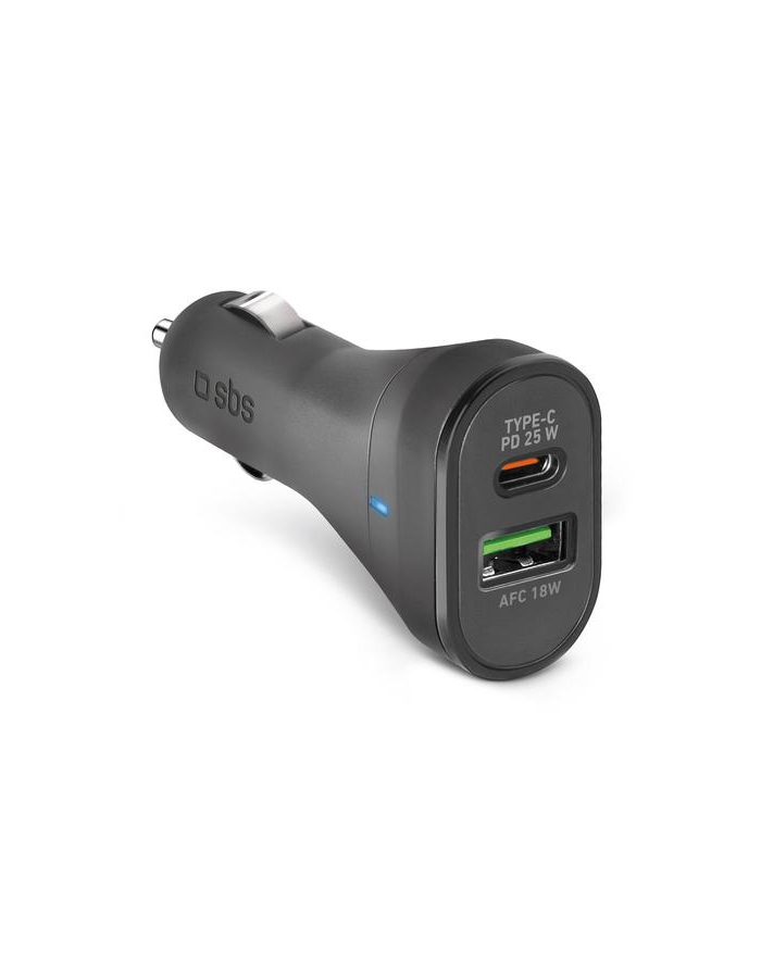 Sbs Ładowarka Samochodowa 25 W Do Iphone'A Samsung Xiaomi Oppo Usb C Telefonów Komórkowych Tabletów A 18 Szybkie główny