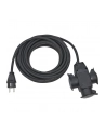 Brennenstuhl BRENNENSTUHL EXTENSION CABLE W. 3-WAY RUBBER COUPLING IP 44 10M CZARNY (1167810301) - nr 2