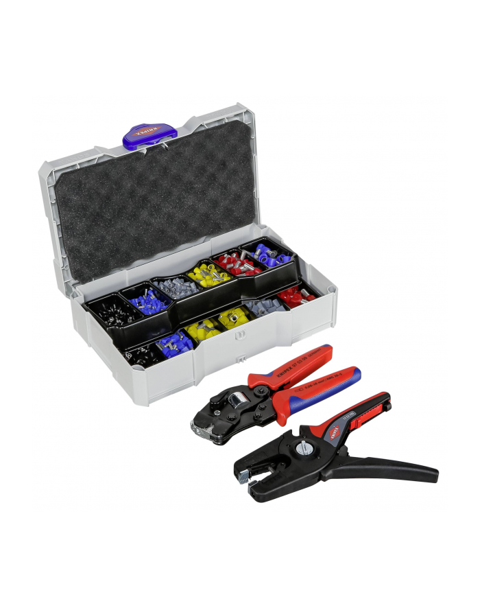 Knipex Zestawy Do Zagniatania Tulejek Kablowych Z Kołnierzem Tworzywa Sztucznego 979015 główny