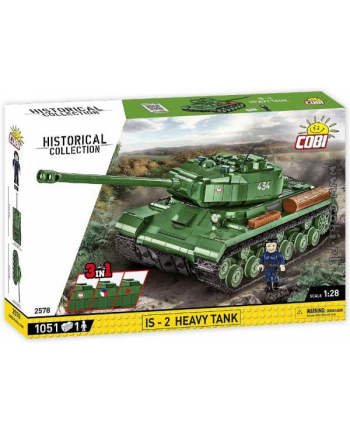 COBI 2578 Historical Collection WWII Ciężki czołg IS-2 1051 klocków