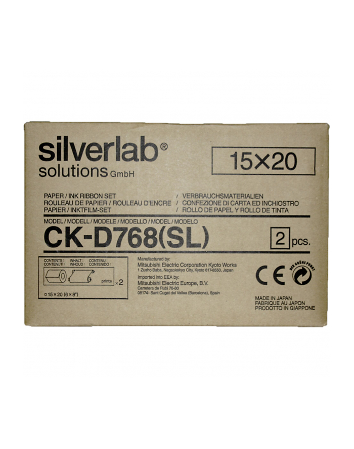 Mitsubishi Ck D 768 Sl 15X20cm 2X 200 Zdjęć główny