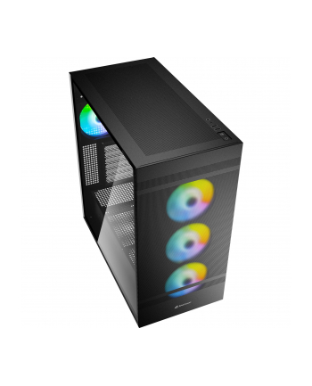 Sharkoon Rebel C50 RGB ATX Full Tower Czarny