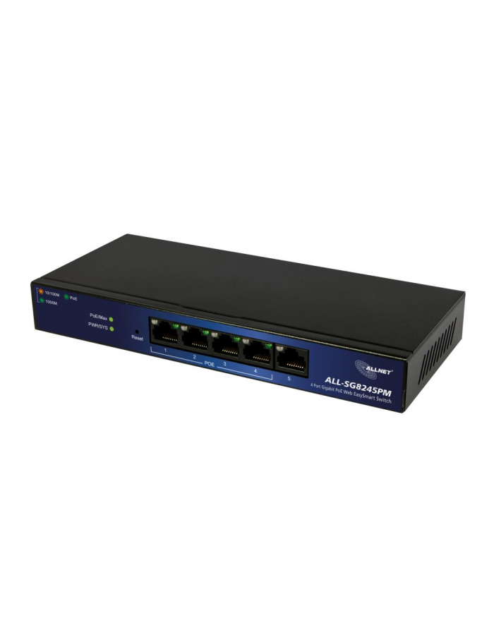 Allnet Switch All-Sg8245Pm, 5 Portów, 1000 Mbit/S, Funkcja Poe (ALLSG8245PM) główny