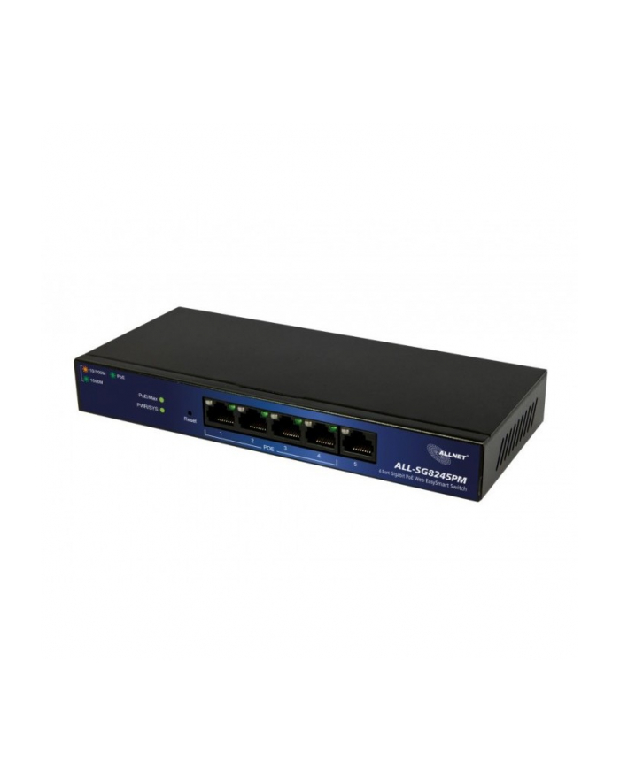 Allnet Switch All-Sg8245Pm, 5 Portów, 1000 Mbit/S, Funkcja Poe (ALLSG8245PM) główny