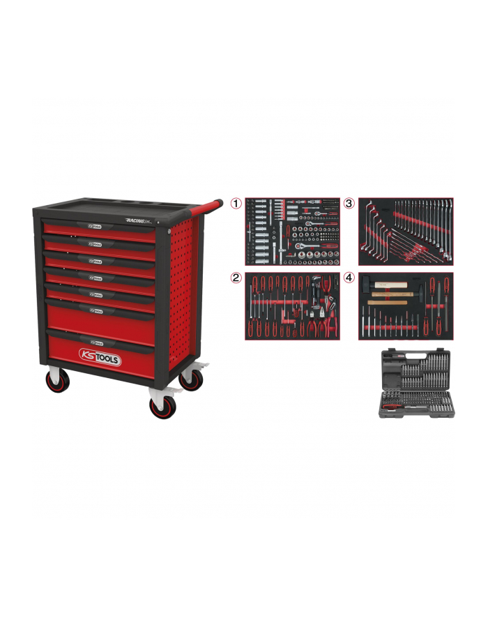 Ks Tools Wózek Narzędziowy 7 Szuflad Premium 515Cześci 8267515 główny