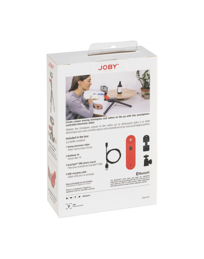 Joby Swing  Phone Mount Kit  Support System  Motorised Slider  Wireless  Bluetooth główny