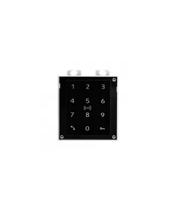 2N Telecommunications Touch Keypad Rfid Reader 125 Khz 13.56 Mhz Nfc Black Wall