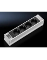 Rittal Dk 7856.100 Moduł Wtykowy D/Nl/A Schuko 4 Gniazda Bez Zabezpieczenia Przeciwprzepięciowego Aluminium Czarny 7856100 - nr 2