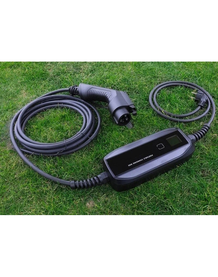 Extralink Bs-Pcd030 16A 3.6Kw Schuko | Ładowarka Ev 1 Faza, 5,5M, Wyświetlacz Lcd (EX31865) główny