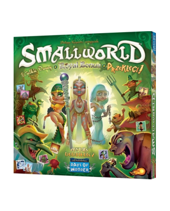 Small World: Zestaw dodatków 2 - Wielkie damy + Royal Bonus + Przeklęci! gra REBEL