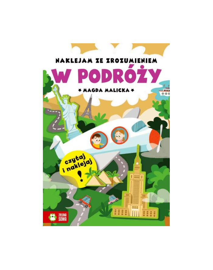 Książka Naklejam ze zrozumieniem. W podróży Zielona Sowa główny