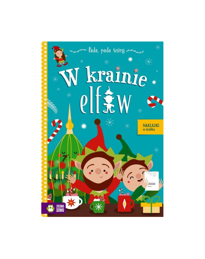 Książka Pada, pada śnieg. W krainie elfów Zielona Sowa główny