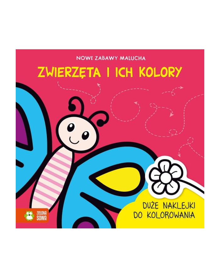 Książka Nowe zabawy malucha. Zwierzęta i ich kolory Zielona Sowa główny