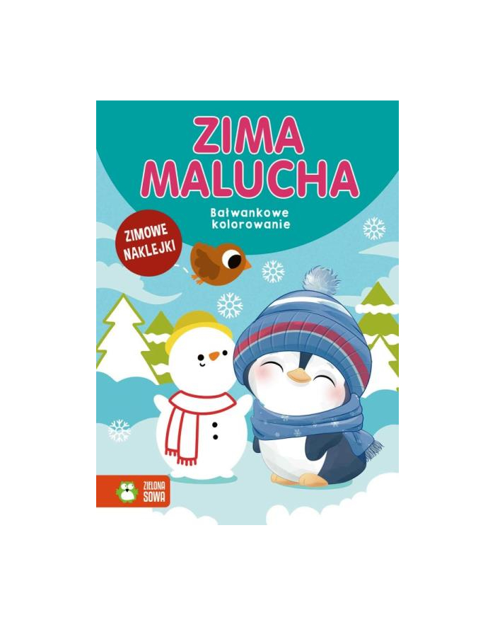 Książka Zima malucha. Bałwankowe kolorowanie Zielona Sowa główny