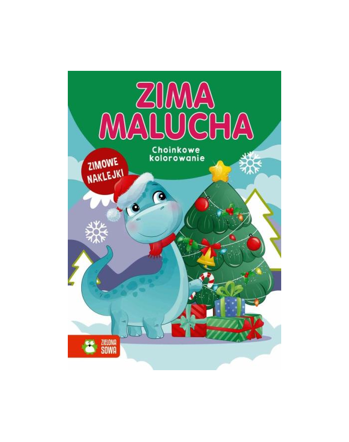 Książka Zima malucha. Choinkowe kolorowanie Zielona Sowa główny