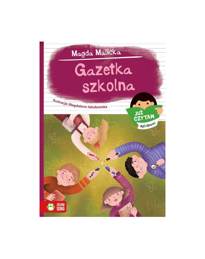 Książka Już czytam sylabami w1 Gazetka szkolna Zielona Sowa główny