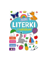 Książka Kolorowa Akademia. Literki z naklejkami NW Zielona Sowa - nr 1