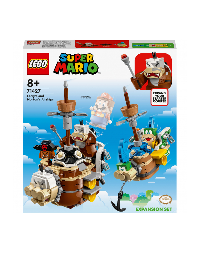 LEGO Super Mario 71427 Statki powietrzne Larry’ego i Mortona — zestaw rozszerzający główny