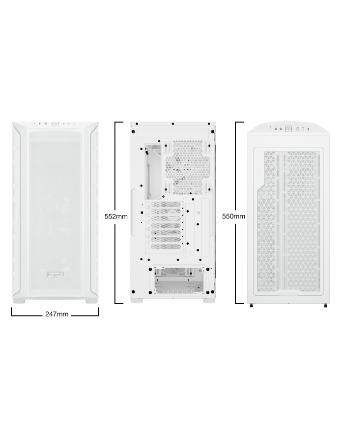 Obudowa do komputera be quiet! Shadow Base 800 FX Biała (BGW64) główny