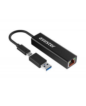 Asustor AS-U2.5G2, USB3.2 Gen 1 type-c to 2.5GBASE-T Adapter (with USB-C to A Adapter)
