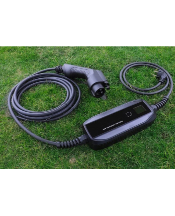 Extralink Bs-Pcd030 16A 3.6Kw Schuko | Ładowarka Ev 1 Faza, 5,5M, Wyświetlacz Lcd (EX31865)