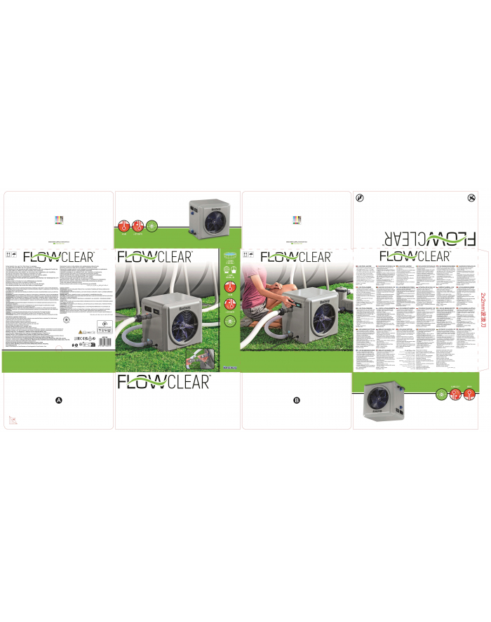 BESTWAY Flowclear Air Energy Podgrzewacz wody 1.200 W 58748 główny