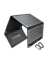 Realpower Ładowarka Solarna 22 W Składany Monokrystaliczny Panel Słoneczny Ze Złączem Usb Qc 3.0 Wodoszczelna Etfe Lekka Do Tabletu Smartfona Pow - nr 1