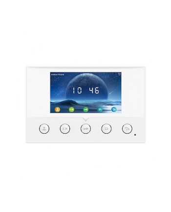 Fanvil i51W | Monitor do wideodomofonu | 4.3 cali, HD Audio, Wi-Fi, wbudowany głośnik, 5 przycisków, montaż na ścianie