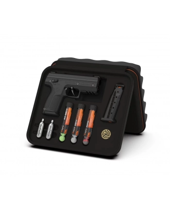Pistolet na kule gumowe i pieprzowe BYRNA SD BLACK k68 CO2 8g zestaw