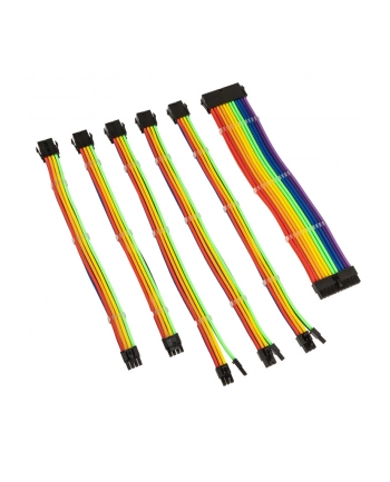 Kolink Core Adept Braided Cable Extension Kit - Rainbow (COREADEPTEKRBW)