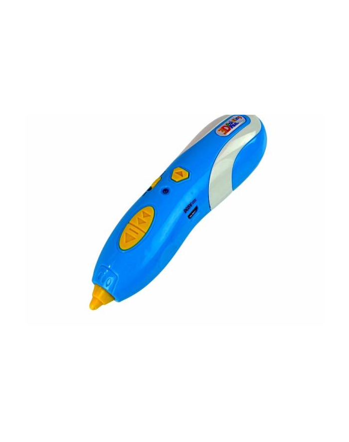 inni Kreatywny długopis 3D + drukarka niebieski 13503 Lean Toys główny