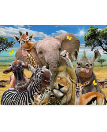 norimpex Malowanie po numerach 40x50cm Zwierzęta safar uśmiechnięte 1007691