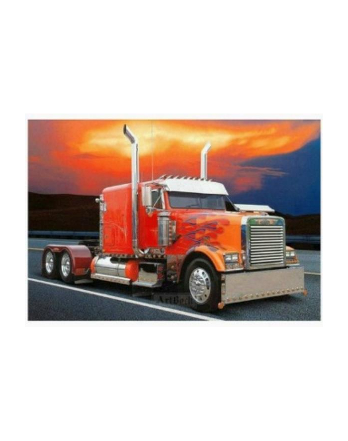 norimpex Malowanie po numerach 40x50cm Ciężarówka czerwona solo nowoczesna, zachód słońca 1008720 główny