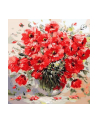 norimpex Malowanie po numerach 40x50cm Kwiaty, Bukiet maków w wazonie 1008878 - nr 1