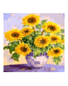 norimpex Malowanie po numerach 40x50cm Kwiaty, Słoneczniki w wazonie 1008881 - nr 1