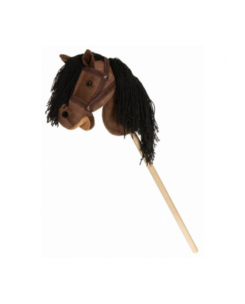 tootiny Głowa konia TED Pluszak Koń na kiju, brązowy z lejcami