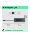 Hub USB HP Universal USB-C Multiport (50H55AA#AC3) Czarny - nr 11