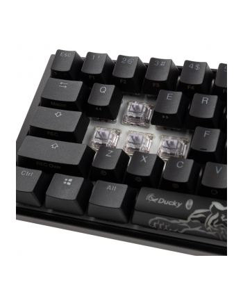 Klawiatura gamingowa Ducky ONE 3 Classic SF MX-Speed-Silver RGB LED US czarno-biała, mechaniczna nr 2