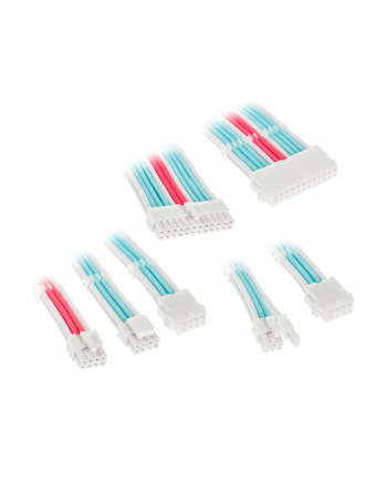 Kolink Core Adept Braided Cable Extension Kit - Brilliant White/Neon Blue/Pure Pink (COREADEPTEKBBP) nr 2