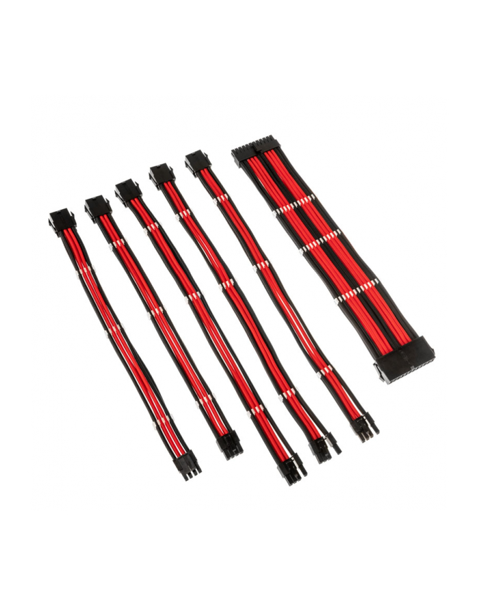 Kolink Core Adept Braided Cable Extension Kit - Black/Red (COREADEPTEKBRD) główny