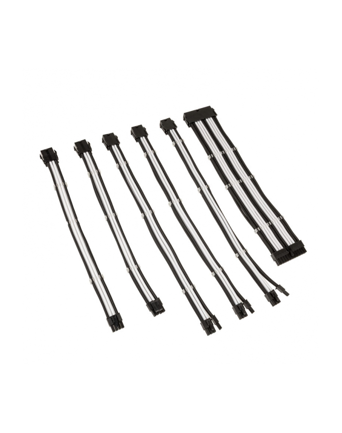 Kolink Core Adept Braided Cable Extension Kit - Black/White (COREADEPTEKBWH) główny