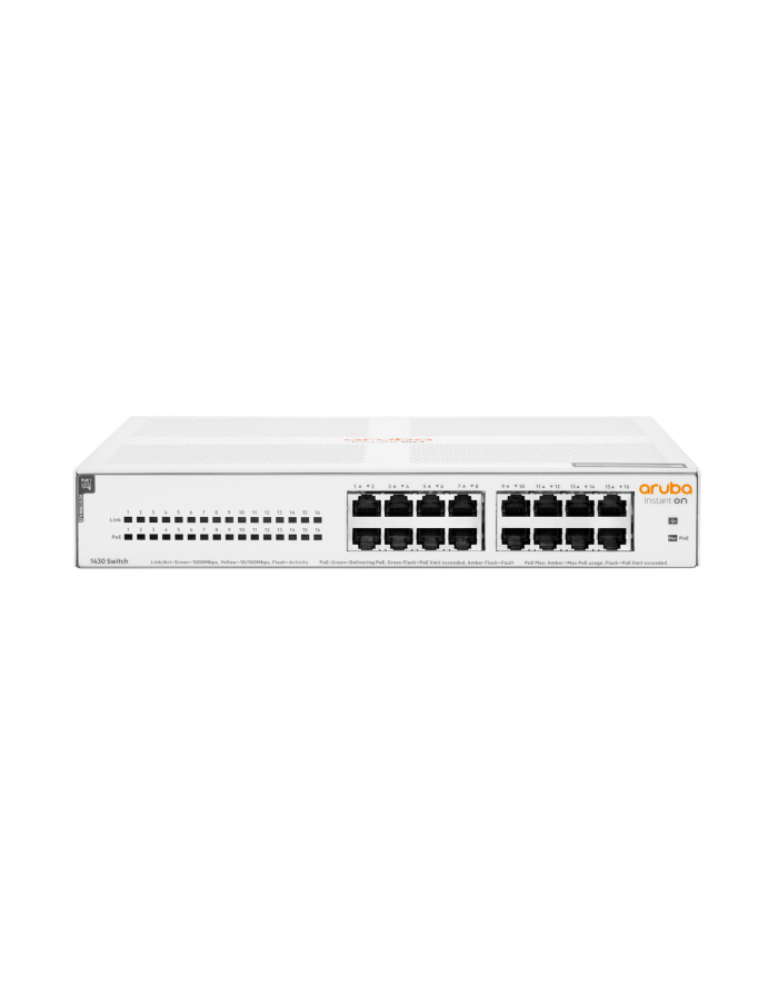 Hewlett Packard Enterprise Hpe Aruba Instant On 1430 16G Class4 Poe 124W Switch (R8R48AABB) główny