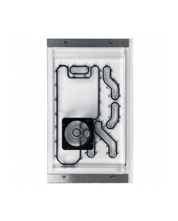 Stealkey Customs Lian Li O11D Mini Front Mk2 D5 Dystroplate Akryl Weiß