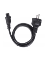 Kabel zasilający koniczynka Manhattan Schuko/C5 1m czarny - nr 6