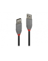Kabel USB 2.0 LINDY Type A Cable, Anthra Line 3m Black - nr 5