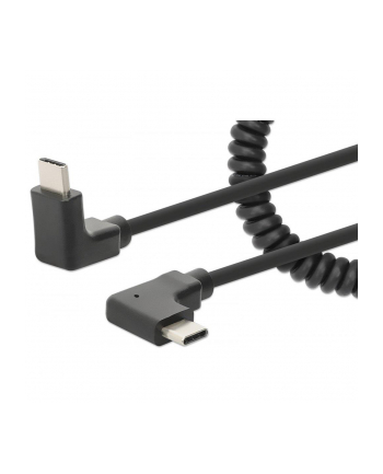Kabel zasilający Manhattan USB-C 60W/3A do szybkiego bezpiecznego ładowania