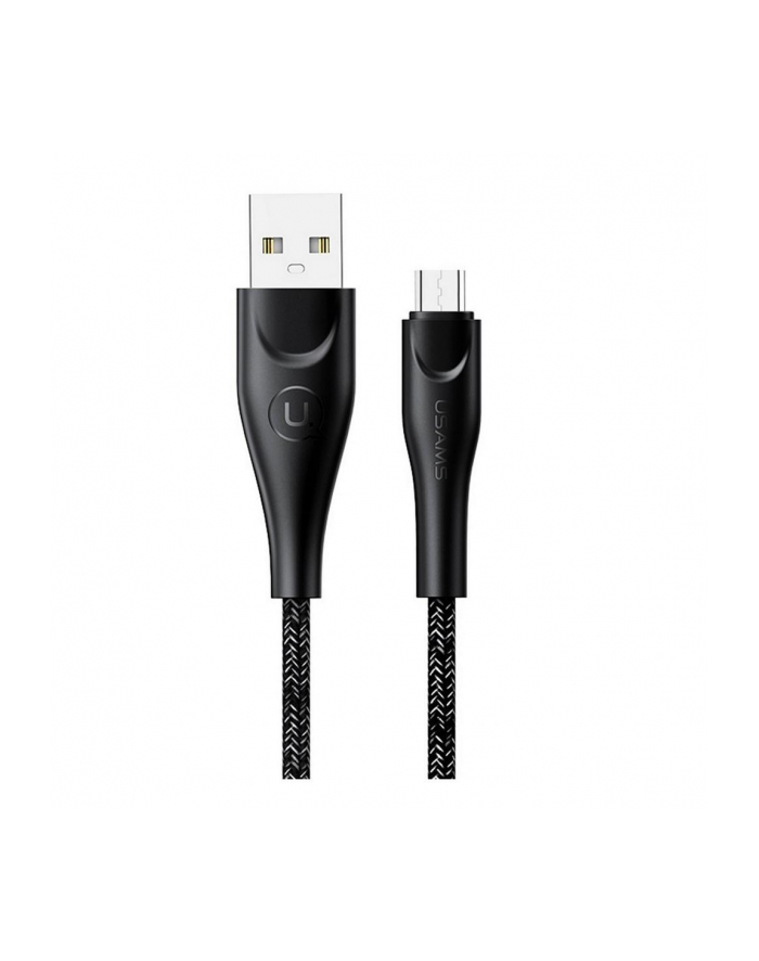 Kabel USB Usams U41 microUSB 1m czarny główny